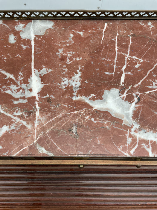 SMALL LOUIS XVI 19TH CENTURY TAMBOUR SECRETARY AS FOUND