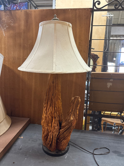 GNARLED MESQUITE RUSTIC TABLE LAMP