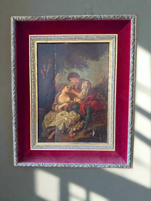 FRAMED COPY OF "LA CAGE" BY FRANCOIS BOUCHER"