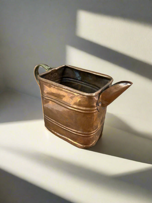 RECTANGULAR COPPER PITCHER