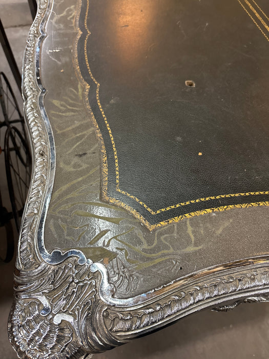 LARGE SILVER FRENCH STYLE DESK