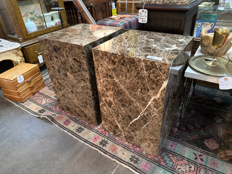 MODERN EMPERADOR MARBLE PEDESTAL