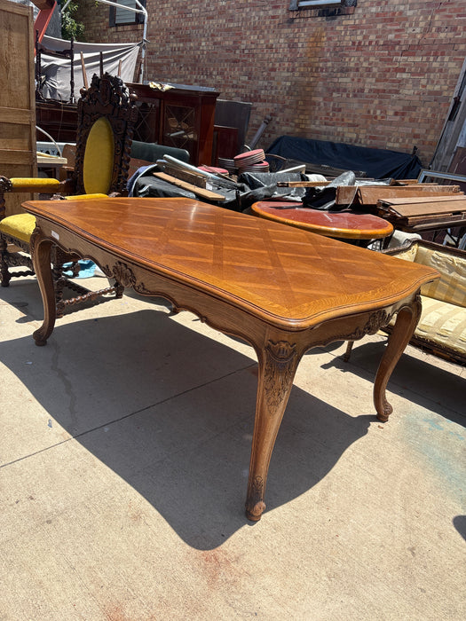 LARGE COUNTRY FRENCH DRAW LEAF TABLE