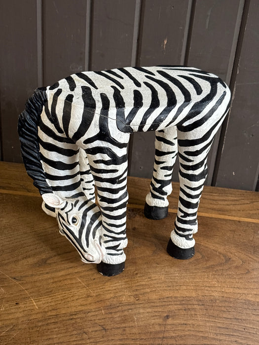RESIN ZEBRA STAND