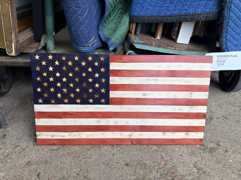 WOODEN FLAG
