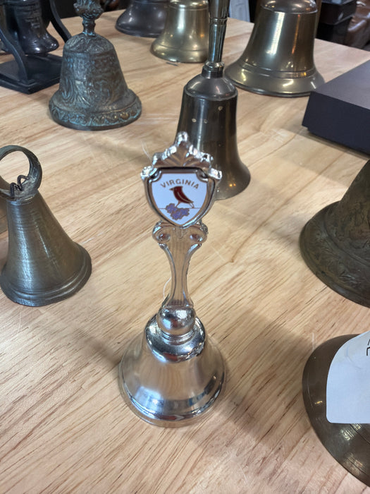 SILVER-TONE ANTIQUE VIRGINIA STATE BELL