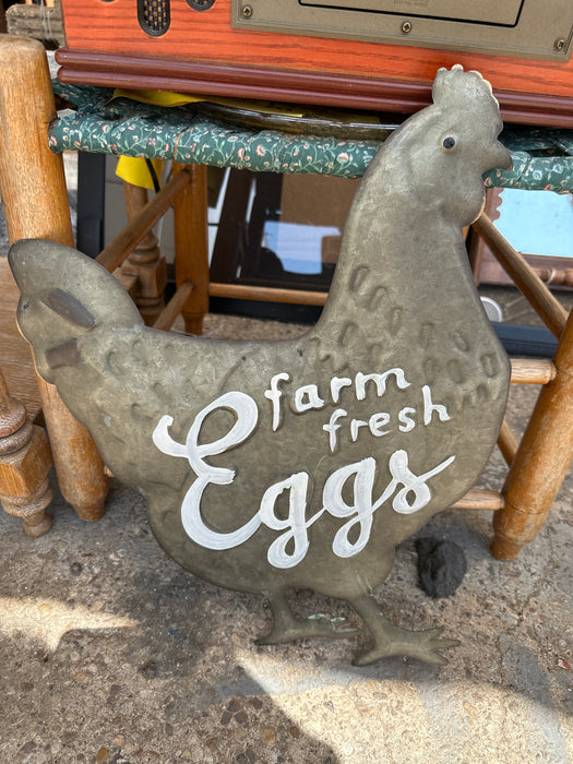HEN FARM EGG SIGN