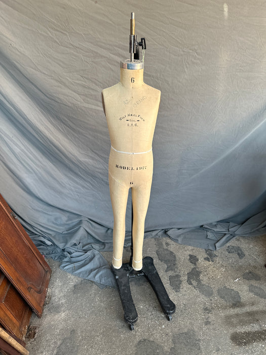 WOLF FORM SMALL CHILDREN’S MANNEQUIN ON STAND