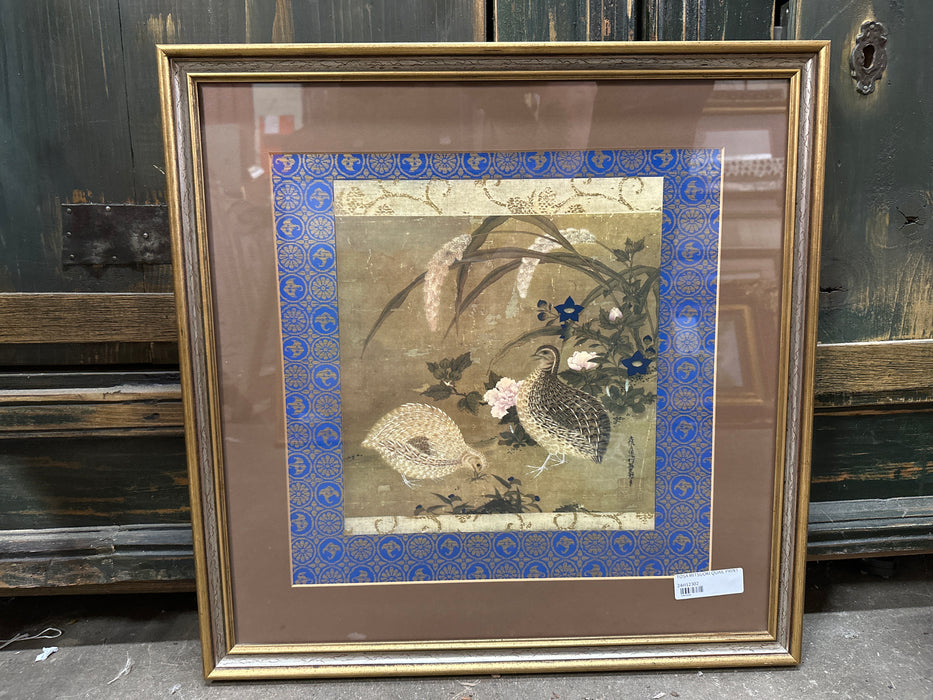 TOSA MITSUOKI QUAIL PRINT