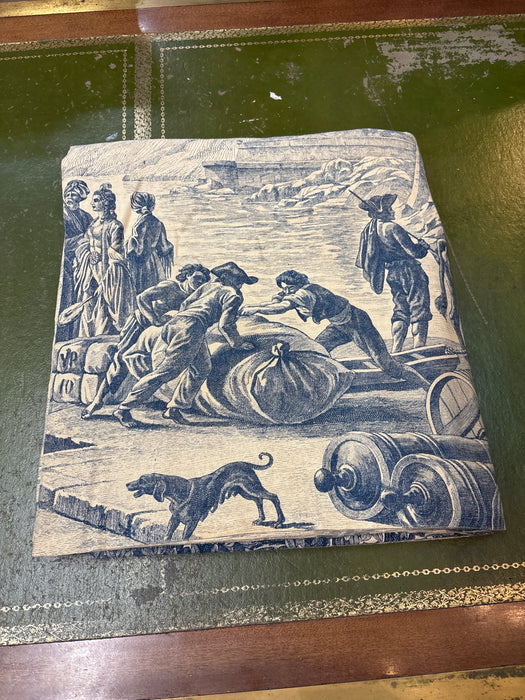 TOILE FISHERMAN FABRIC PANEL