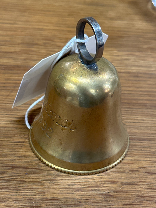 1992 CHRISTMAS BRASS BELL