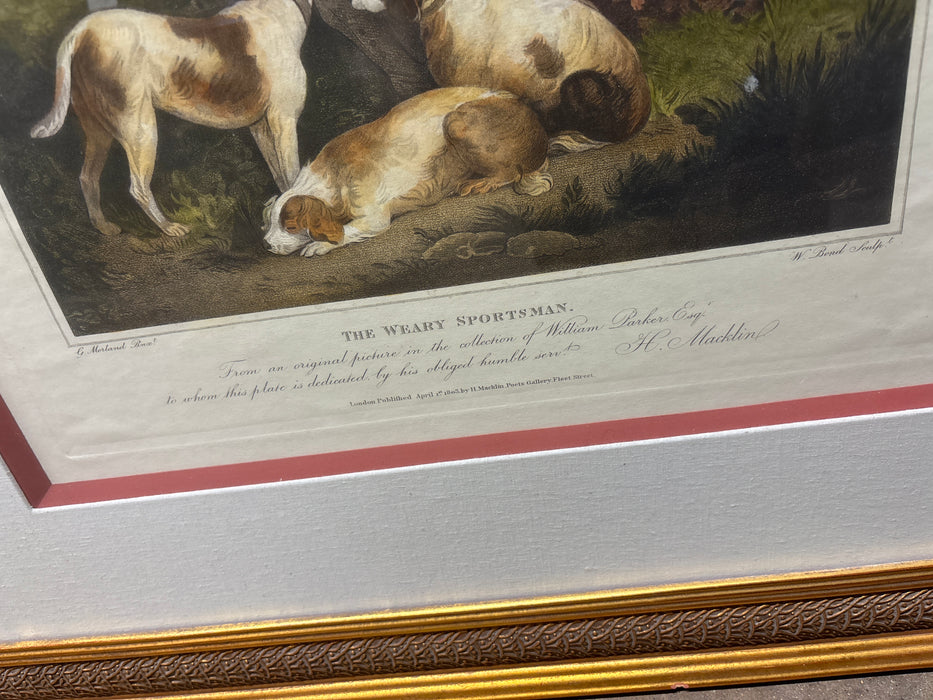 PAIR OF HUNT SCENE LITHOGRAPHS