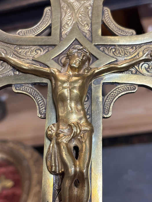 BRASS CRUCIFIX