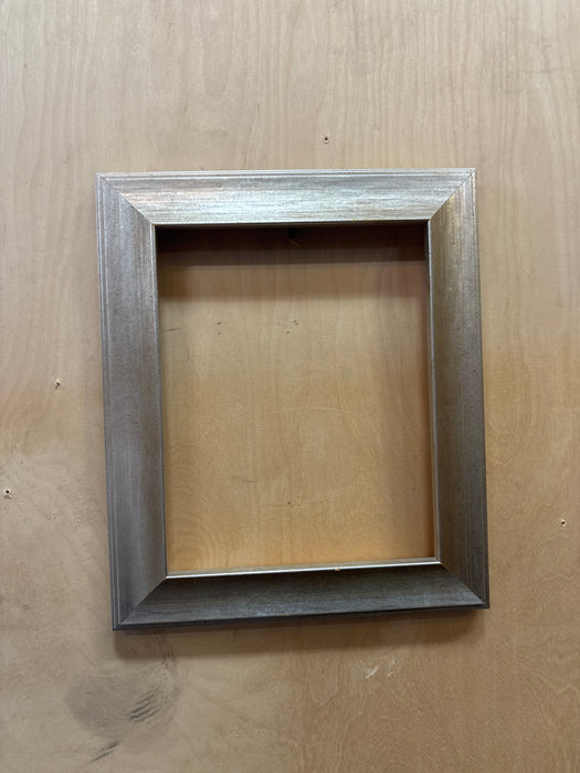 SMALL SILVER BEVELED WOOD FRAME