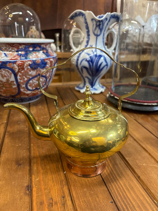 SMALL BRASS TEA POT