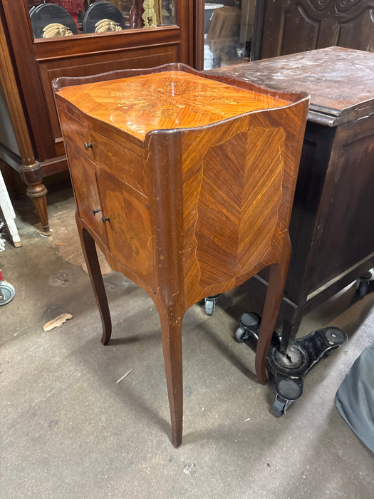 LOUIS XV  MARQUETRY INLAID SIDE CABINET