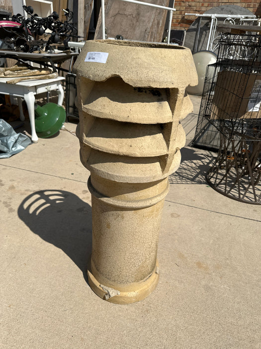 ENGLISH TERRA COTTA CHIMNEY CAP