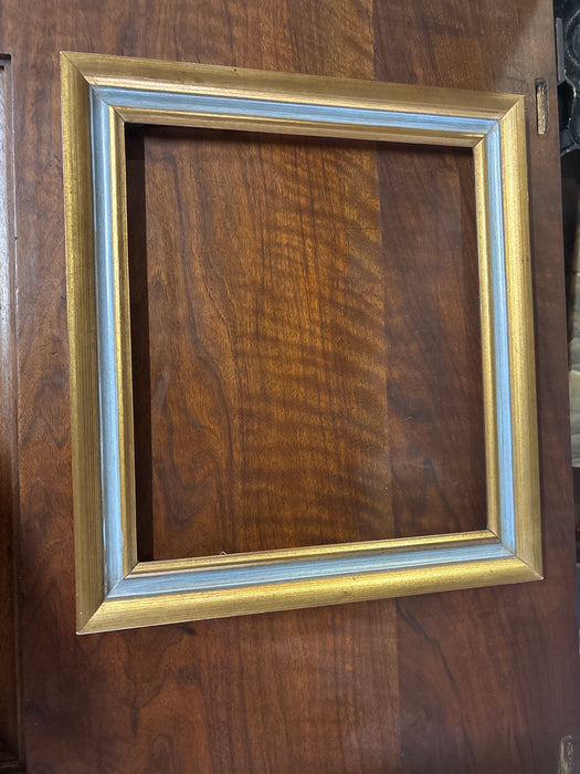 SMALL GOLD AND BLUE FRAME