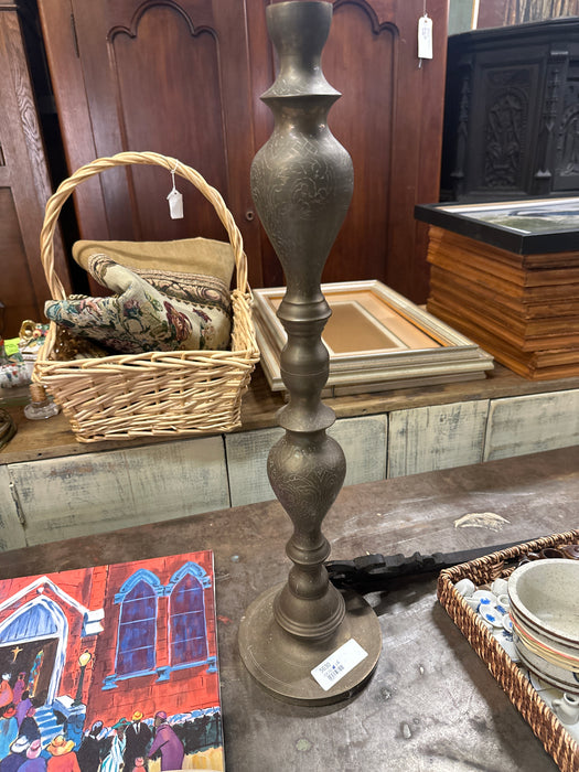 TALL BRASS CANDLE STAND