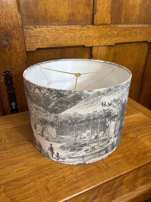 GREEN CHINESE THEME LAMP SHADE