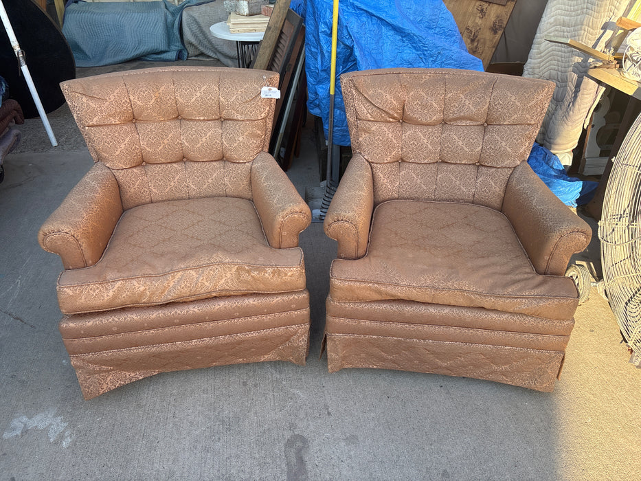 PAIR OF FRENCH PROVINCIAL CHAIR FRAMES - AS FOUND