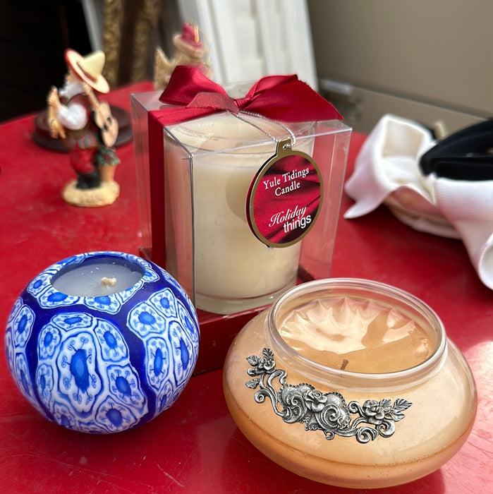 LOT OF 3 CANDLES