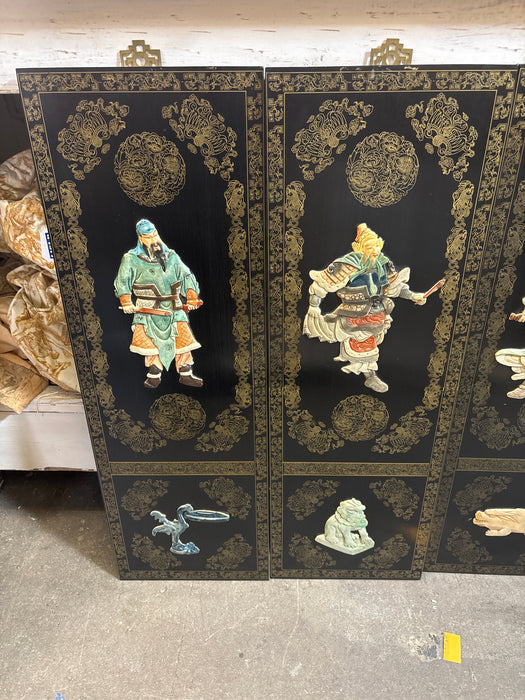 SMALL 4 PANEL SOAPSTONE SCREEN