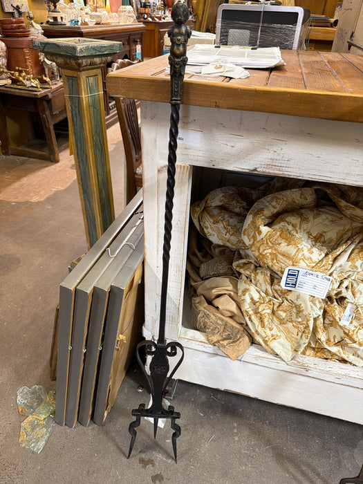 TALL ORNATE FIRE FORK