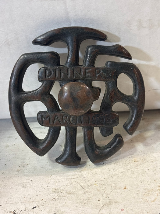 MARCH 1905 DINNER NEW YORK TIFFANY PAPER WEIGHT