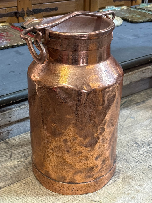 LARGE COPPER MILK CAN
