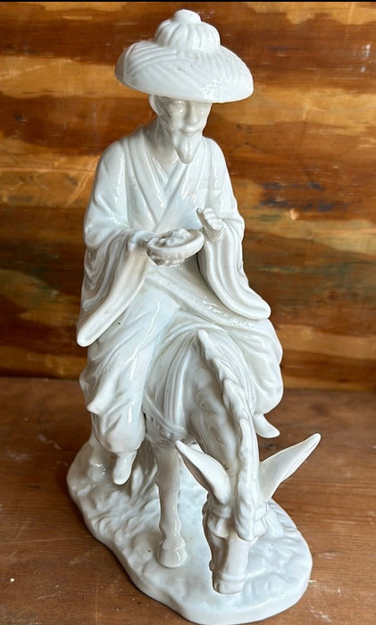BLANC DE CHEN ASIAN MAN ON BURRO