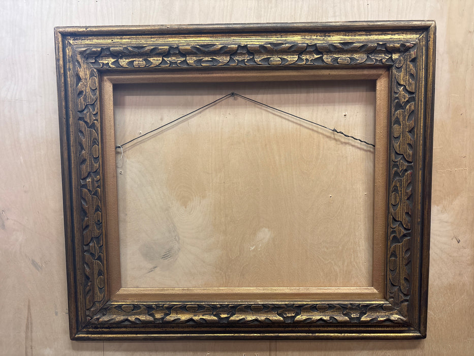 LARGE GOLD FRAME WITH FILET 20”W 16”L