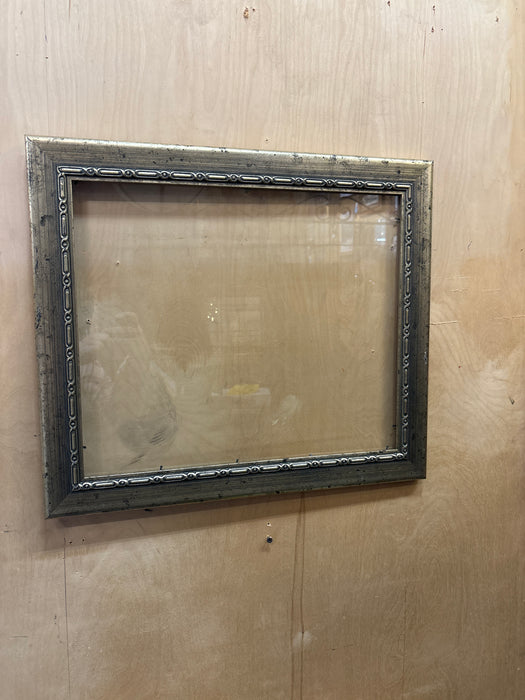 FLAT GOLD FRAME WITH ORNATE LINER 1 OF 2