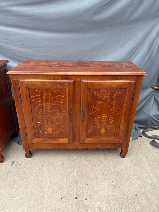 PAIR OF CHERRY INLAID COUNTRY FRENCH SERVERS