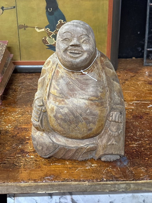 WOOD HOTAI BUDDHA