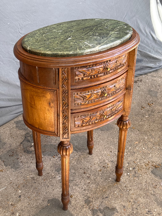LOUIS XVI MARBLE TOP CHEST