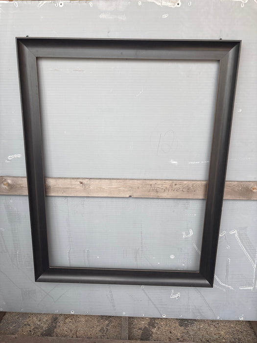 LARGE BLACK FLARED MODERN FRAME