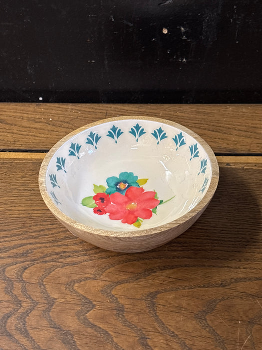 SET OF 6 PIONEER WOMAN WOOD BOWL