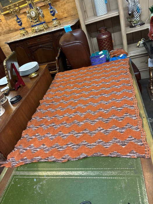 LONG ORANGE EARLY 1980S ITALIAN MISSONI FABRIC FROM NEIMAN MARCUS