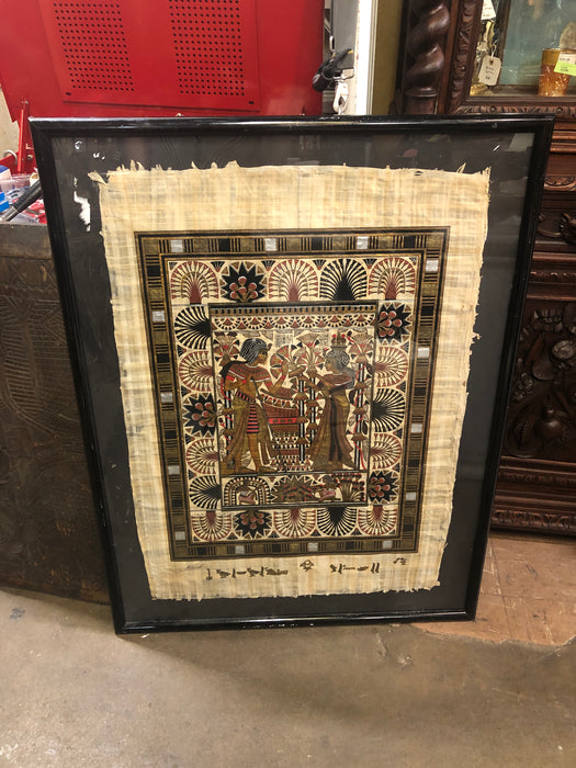 LARGE FRAMED EGYPTIAN PANEL