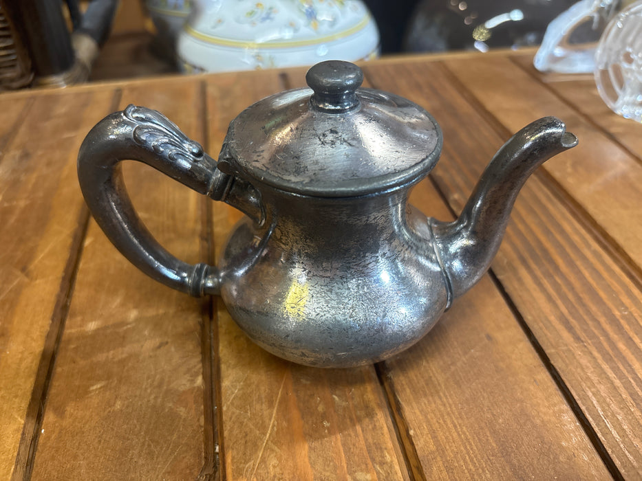 SMALL SILVER PLATE HOTEL TEA POT