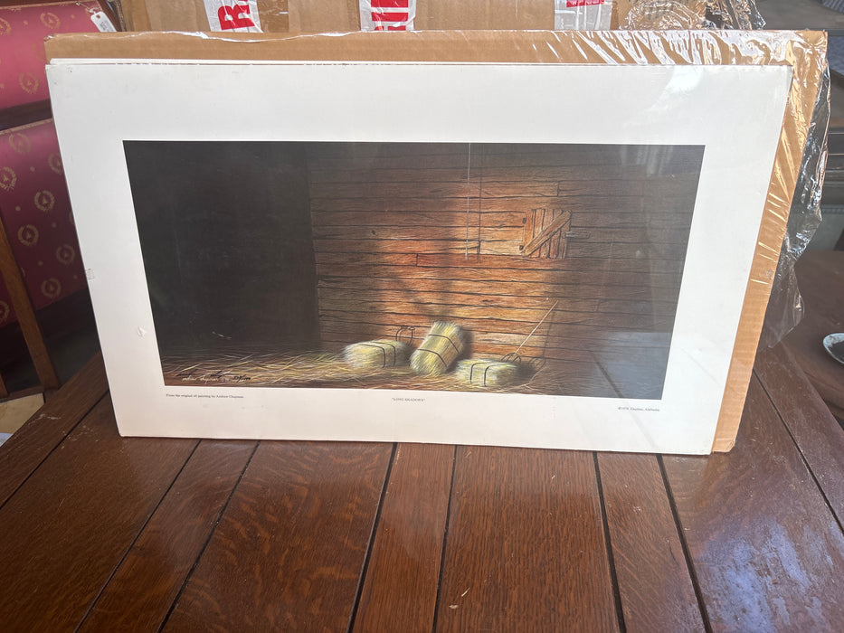 UNFRAMED PRINT OF “LONG SHADOWS” - SIGNED ANDREW CHAPMAN