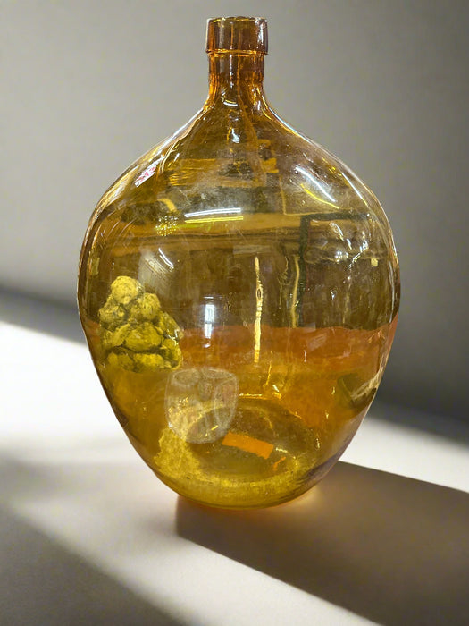 LARGE GOLD DEMI JOHN BOTTLE
