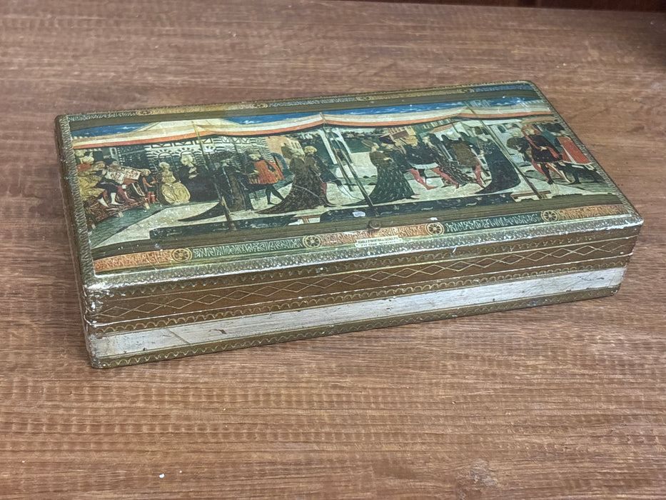 LONG FLORENTINE SCENIC BOX