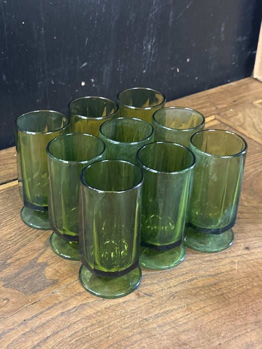 SET OF 9 LARGE BEVERAGE STEMS
