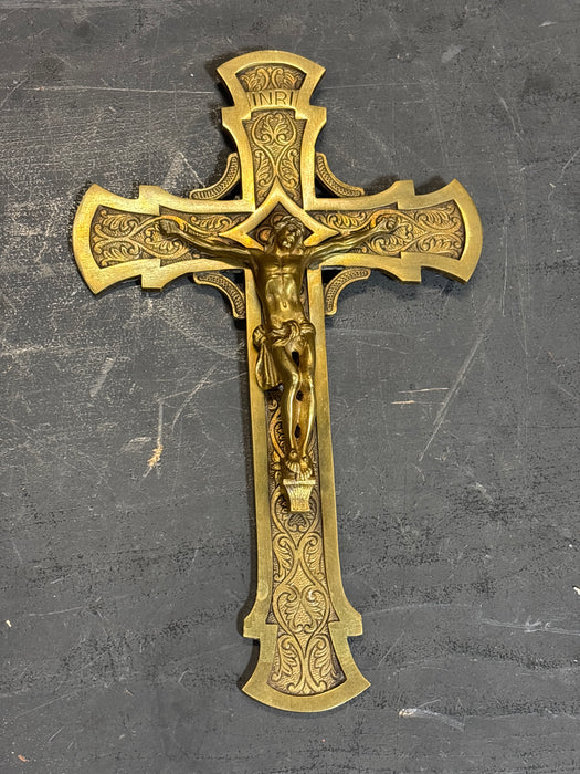 BRASS CRUCIFIX