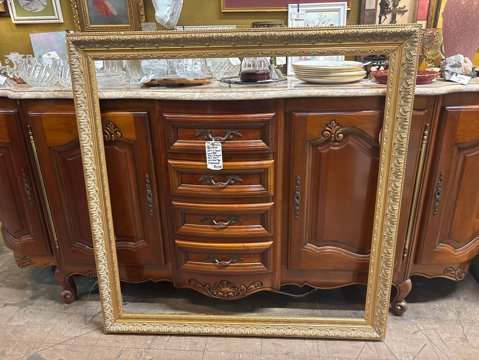 LARGE ORNATE GOLD FRAME - AS FOUND