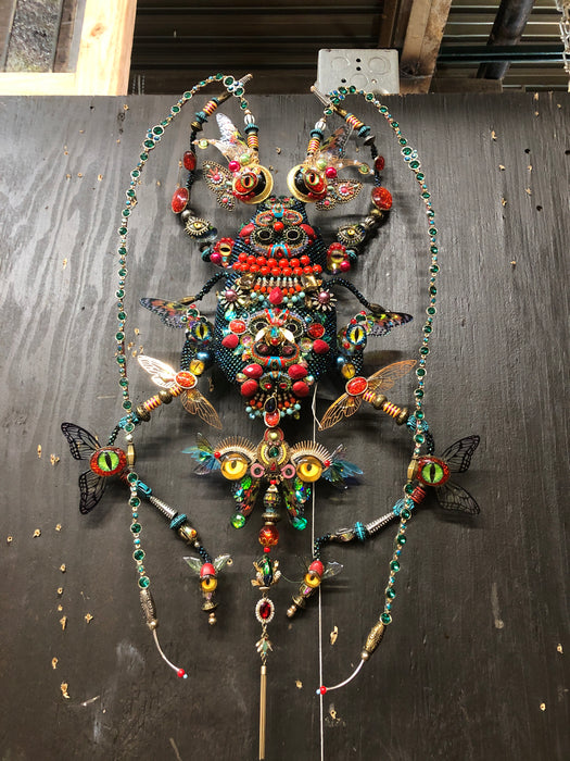 LARGE JEWELED BUG