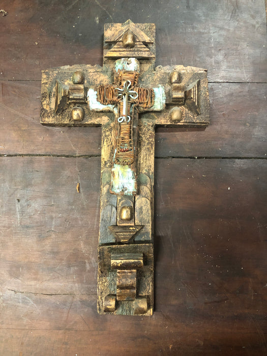 MEXICAN CROSS WITH COPPER