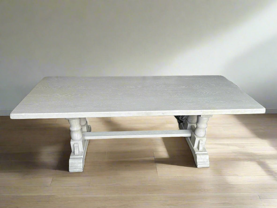 GREY PAINTED OAK FARM TABLE